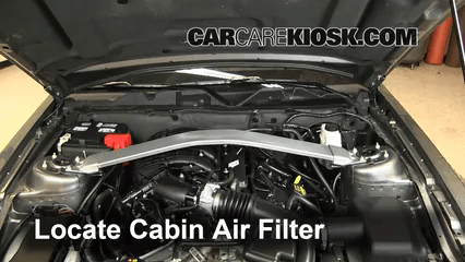 Cabin Filter Replacement: Ford Mustang 2010-2014 - 2013 Ford Mustang 3